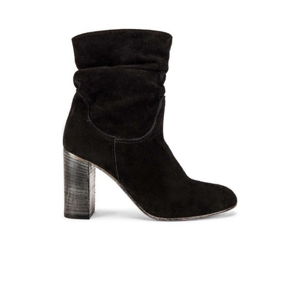 Free People Shoes - FREE PEOPLE Dakota Heeled Suede Midi Boot